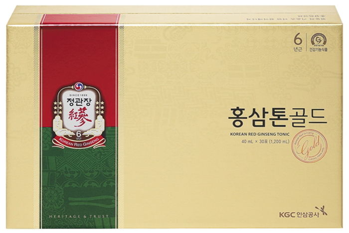 Nước hồng sâm KGC Tonic Gold chất lượng hàng đầu Hàn Quốc