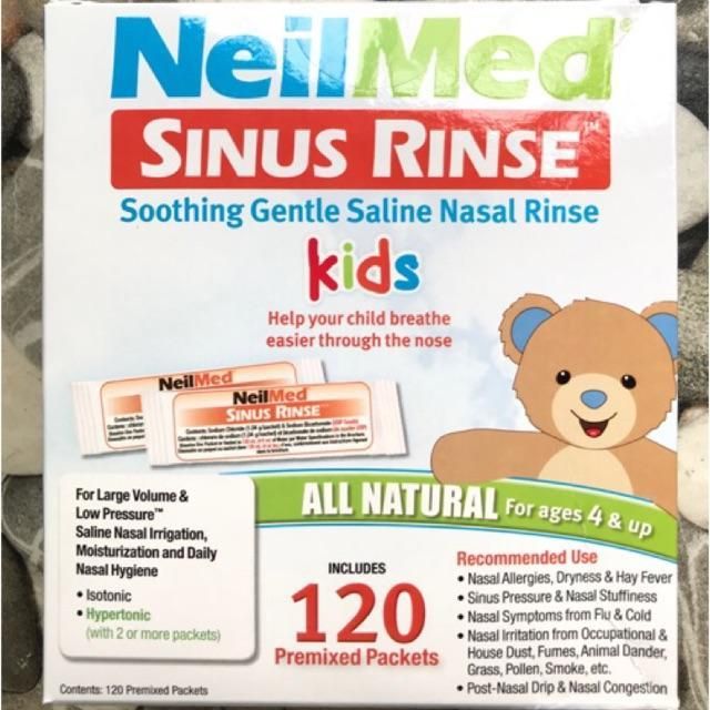 Nước muối rửa mũi sinh lý cho trẻ em NeilMed Sinus Rinse