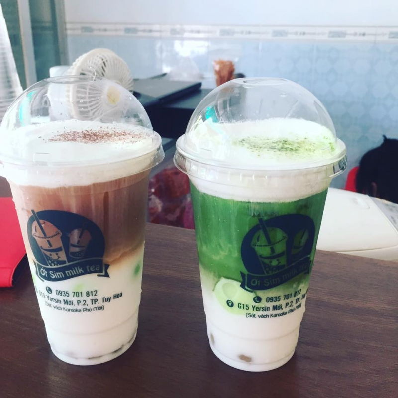 Ớt Sim Milk Tea