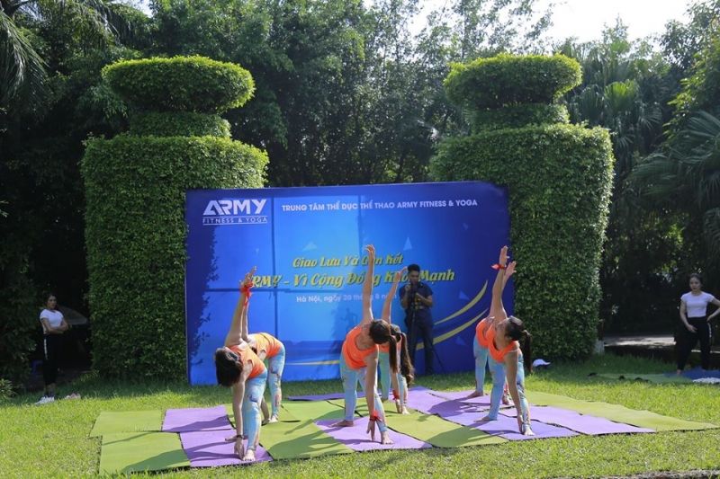 Phòng Tập Gym Army Fitness & Yoga Long Biên