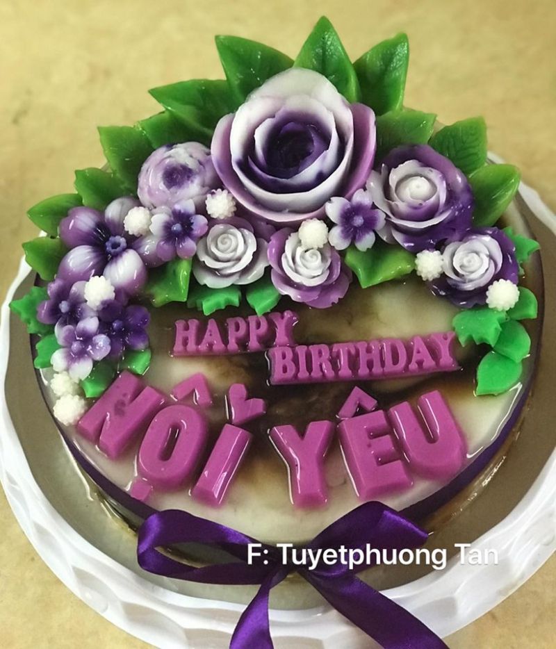 Rau câu sinh nhật Tuyetphuong Tan
