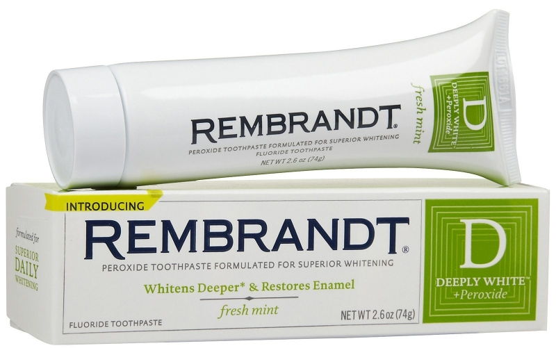Rembrandt + Plus Deeply White + Peroxide Whitening Toothpaste