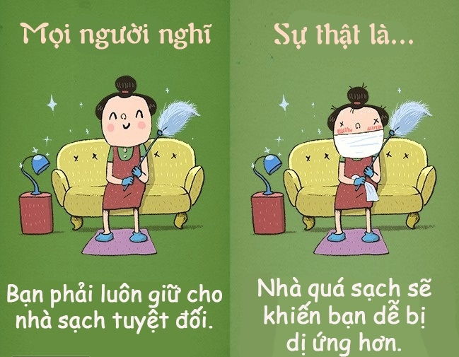 Sạch sẽ quá mức