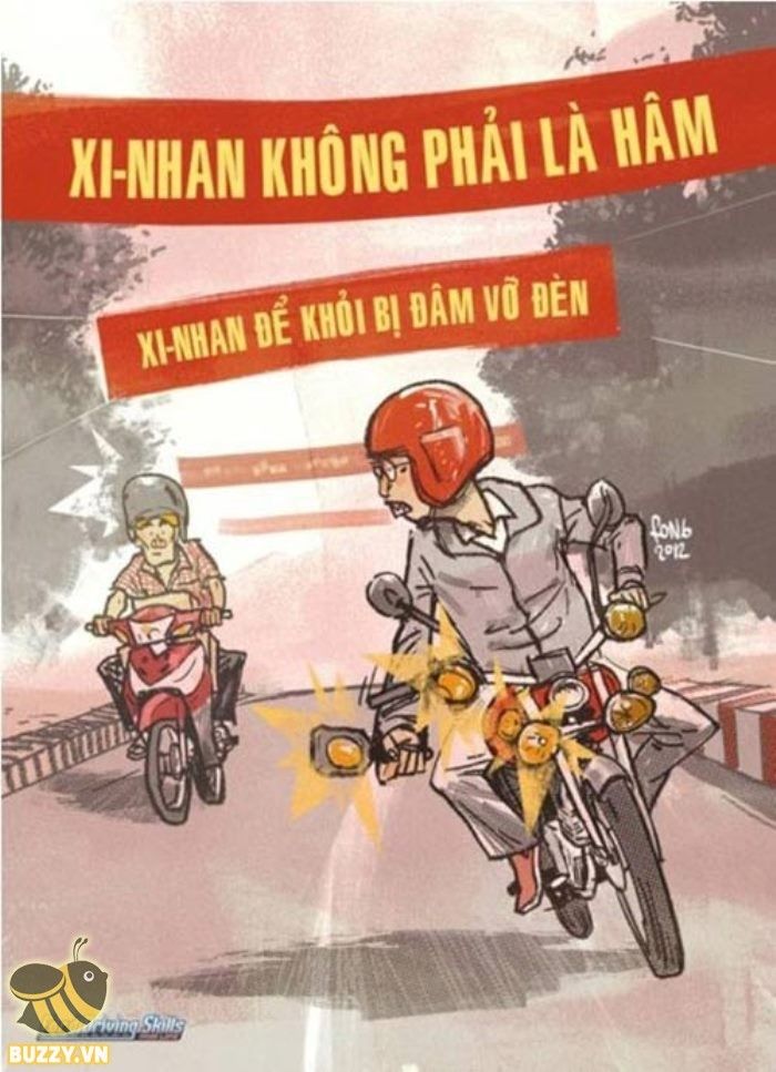 Sang đường không bật xi nhan