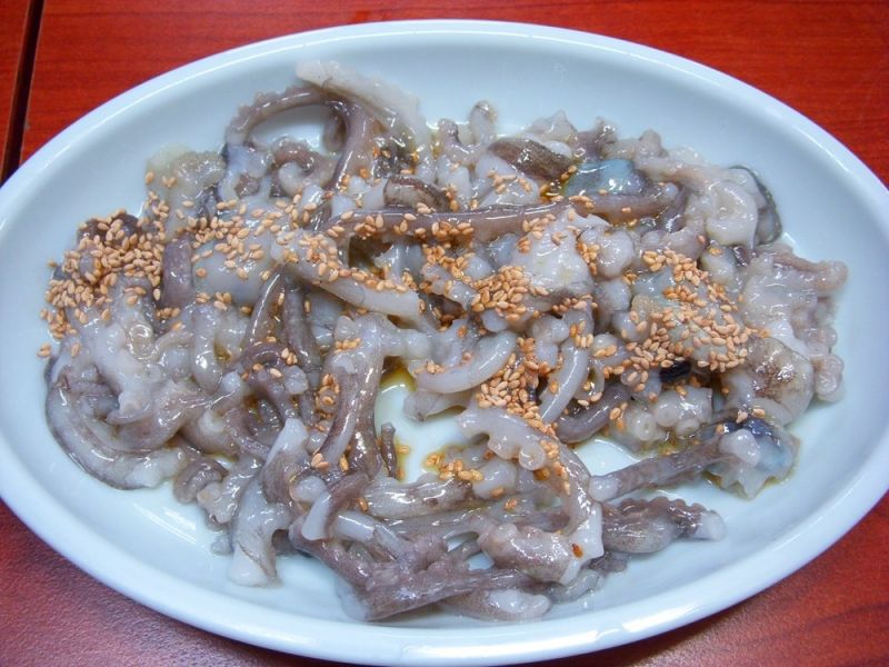 Sannakji (Bạch tuộc sống) ở Hàn Quốc