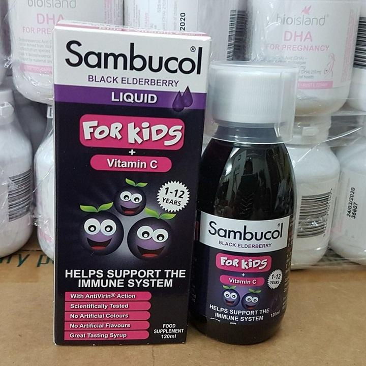 Siro Sambucol for kids