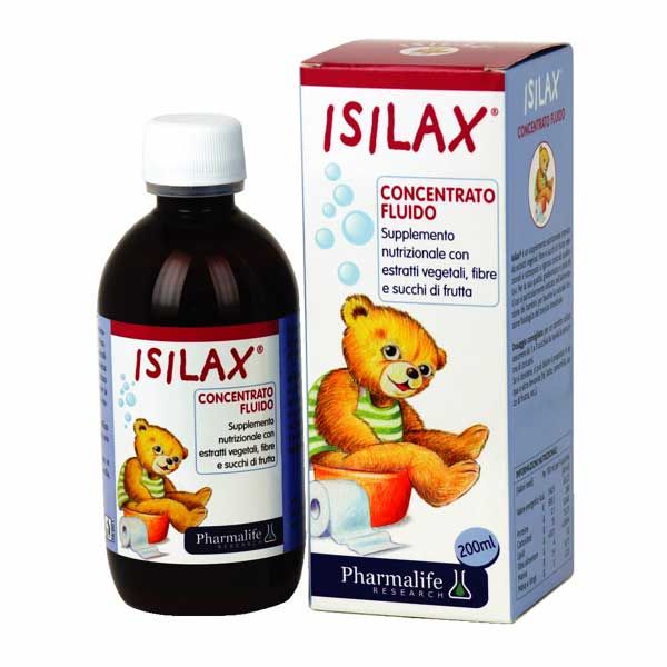 Siro hỗ trợ tiêu hóa, phòng chống táo bón Isilax Bimbi Pharmalife của Italia