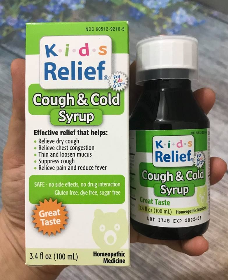 Siro trị cảm cúm, cảm lạnh Kids Homeocan