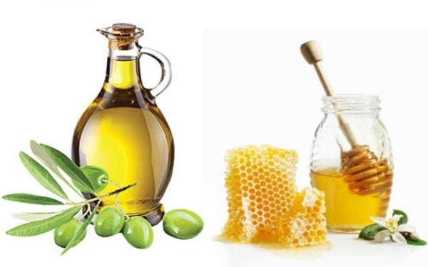 Sử dụng dầu olive và mật ong