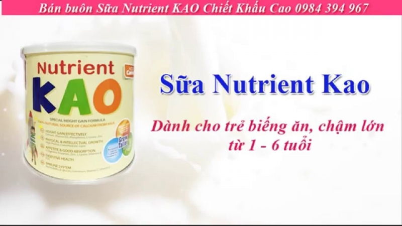Sữa bột Nutrient KAO