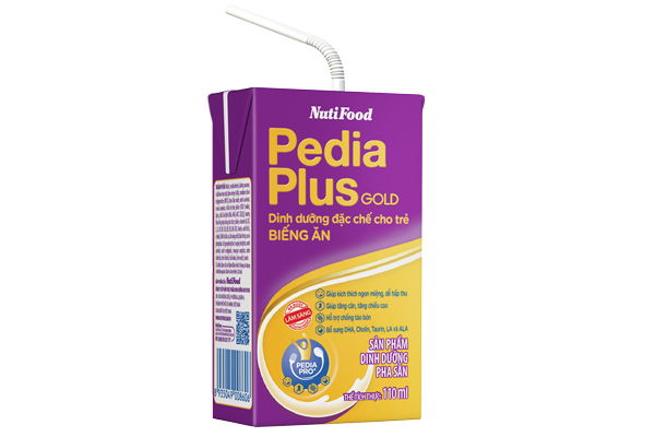 Sữa bột pha sẵn Pedia + Plus Gold