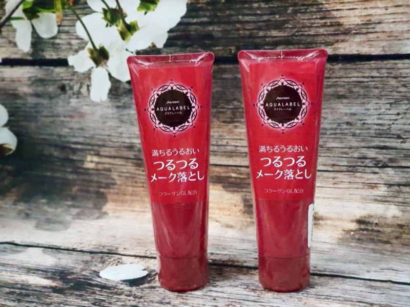 Sữa rửa mặt Shiseido Aqualabel milky mousse foam màu đỏ