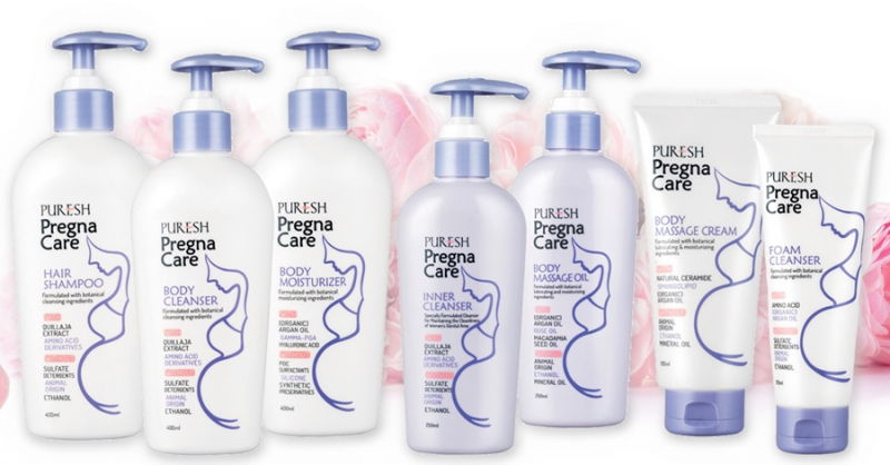Sữa tắm cho phụ nữ mang thai Puresh Pregna Care Body Cleanser