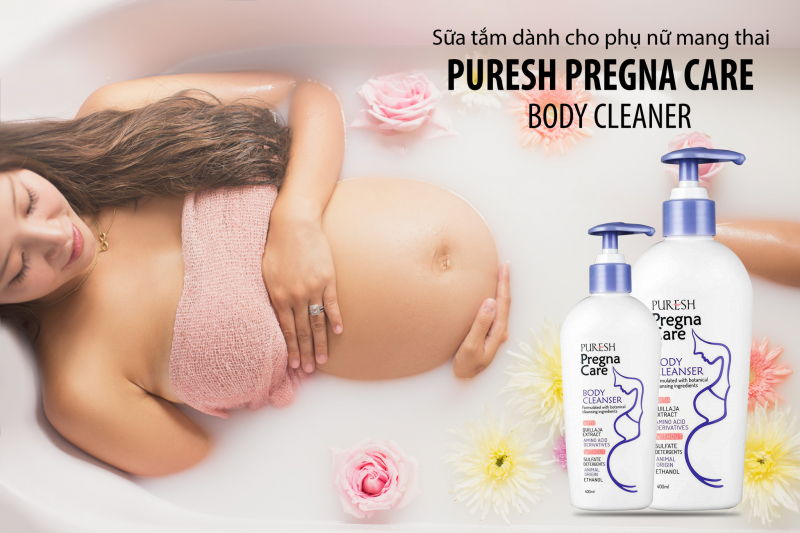 Sữa tắm cho phụ nữ mang thai Puresh Pregna Care Body Cleanser