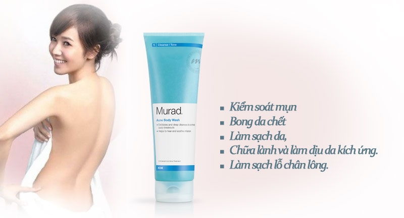 Sữa tắm tẩy tế bào chết Murad Blemish Body Wash