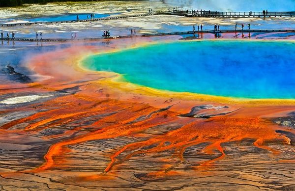 Suối nước nóng Grand Prismatic Spring- Wiomyng (Mỹ)