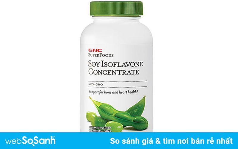 TINH CHẤT MẦM ĐẬU NÀNH GNC SUPERFOOD SOY ISOFLAVONE CONCENTRATE 50MG