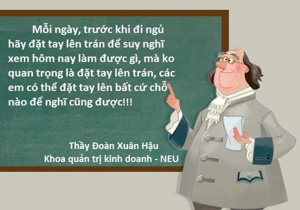 Thầy Đoàn Xuân Hậu - Giảng viên khoa Quản trị kinh doanh