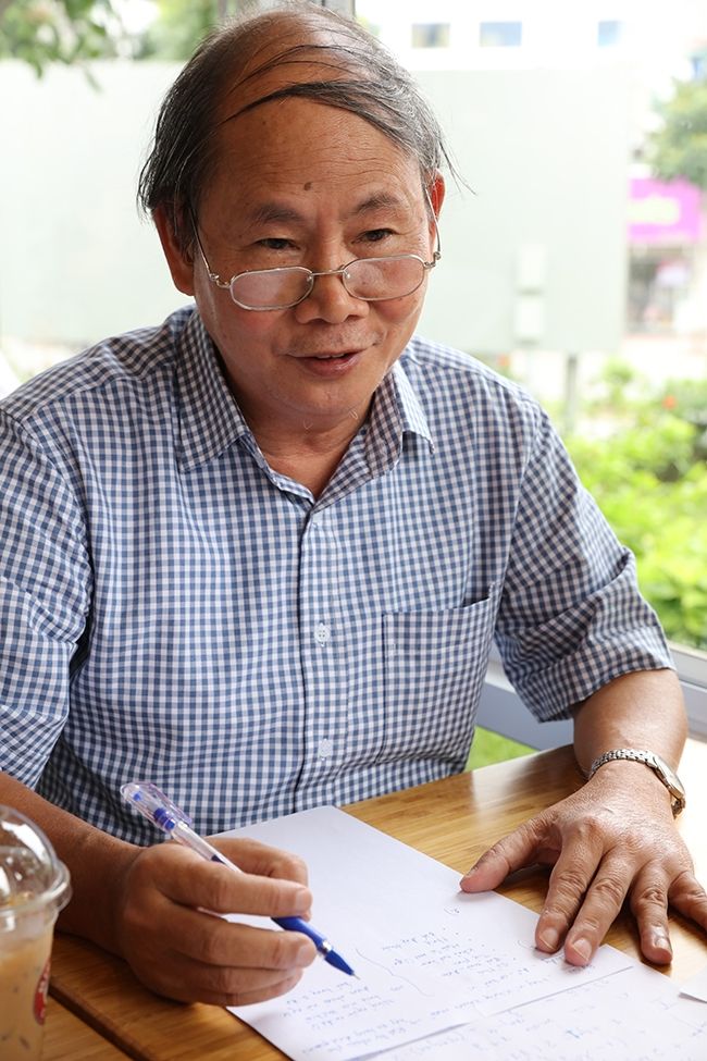 Thầy Nguyễn Vũ Lương –  hiệu trưởng trường Chuyên Khoa học tự nhiên, ĐHQGHN