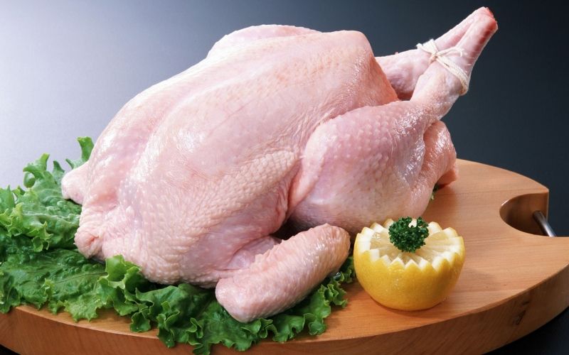Thịt gà và hải sản