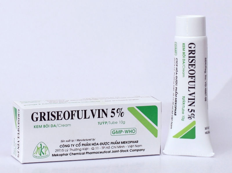 Thuốc đặc trị nấm da Griseofulvin