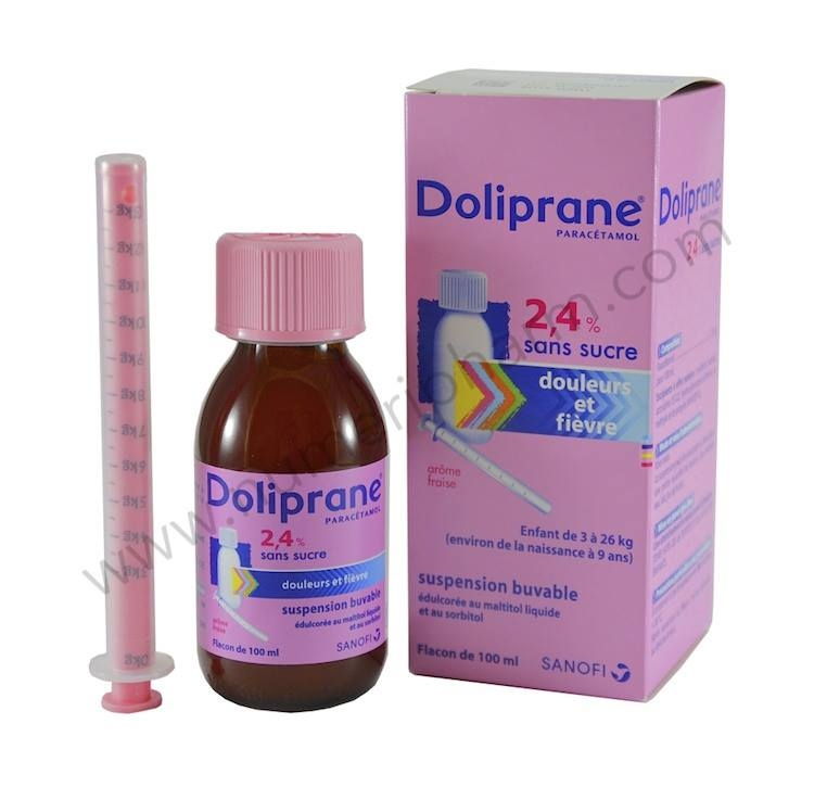 Thuốc hạ sốt Doliprane 2.4% (100ml)