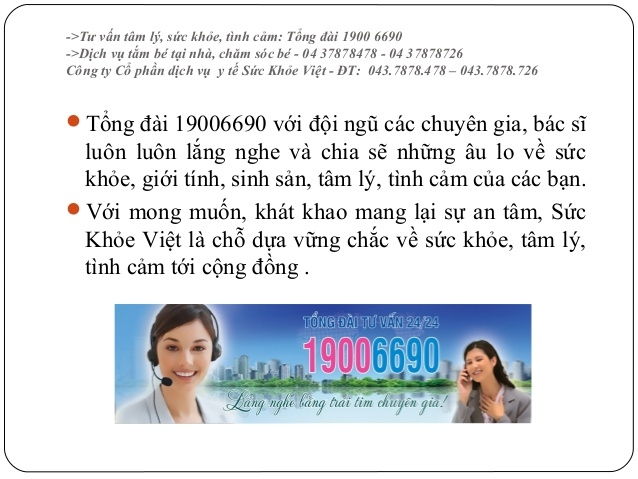 Tổng đài tư vấn Sức Khỏe Việt