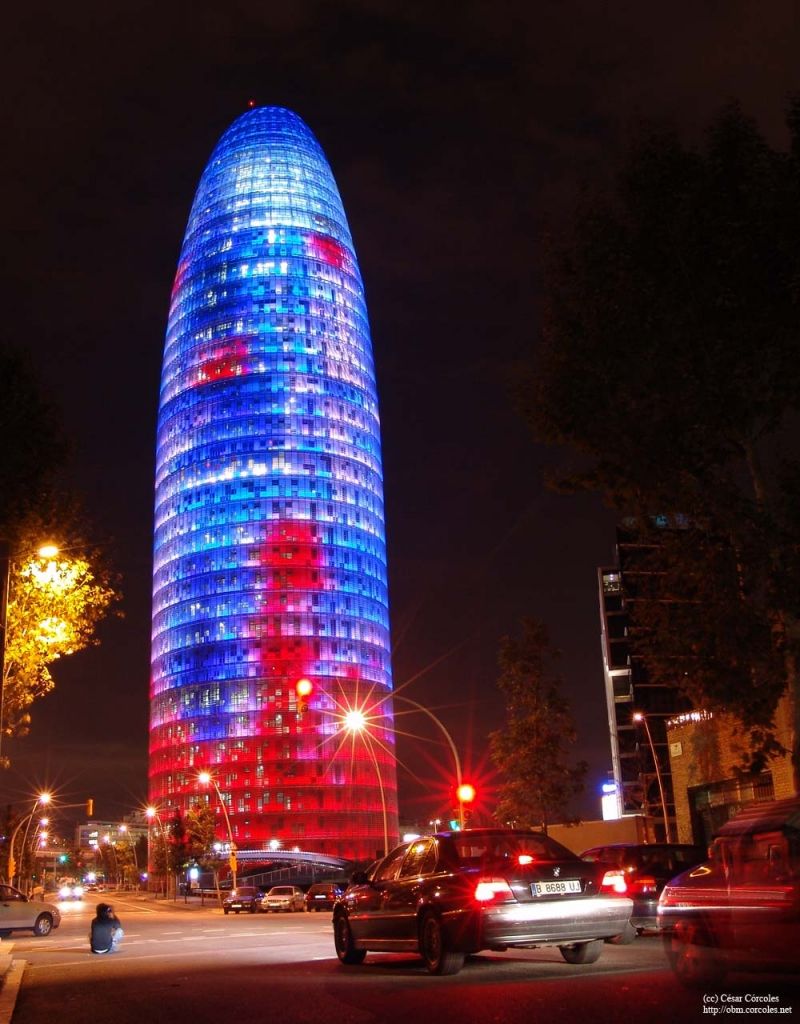 Torre Agbar, Barcelona, Tây Ban Nha