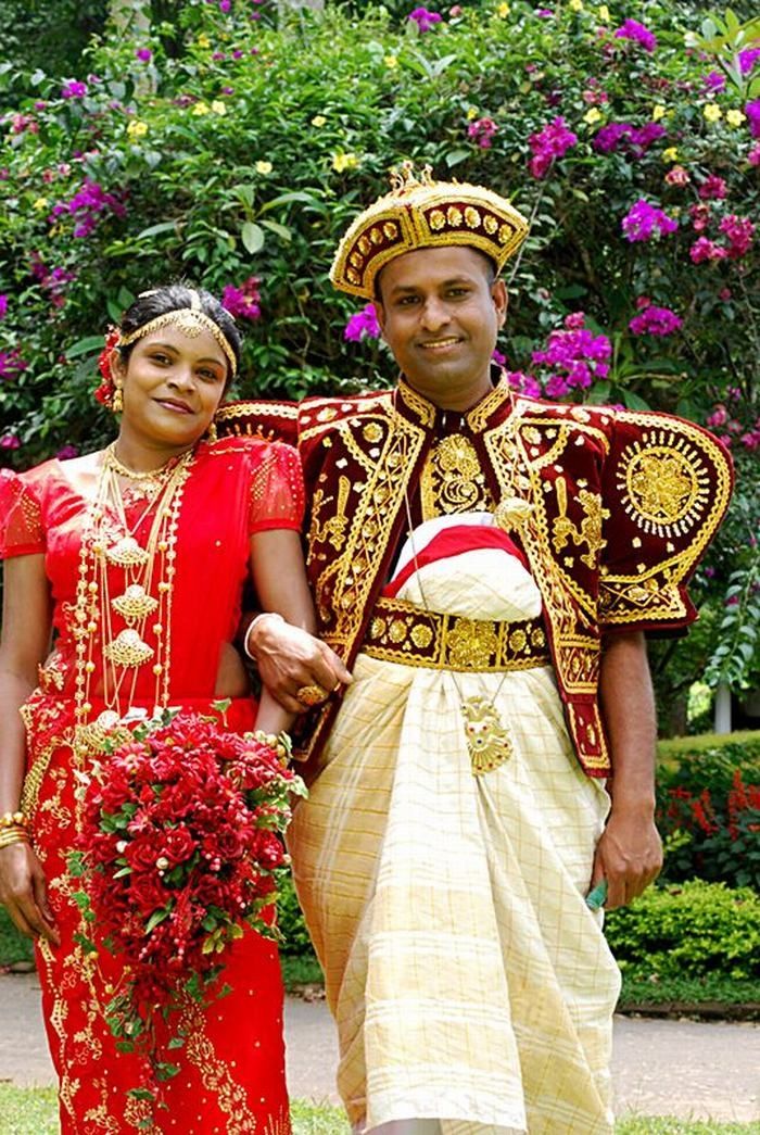 Trang phục cưới của Srilanka