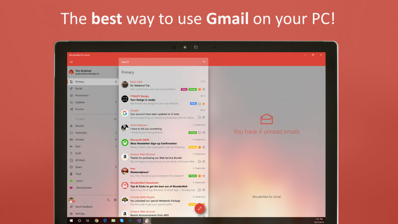 Trình quản lý email: Gmail