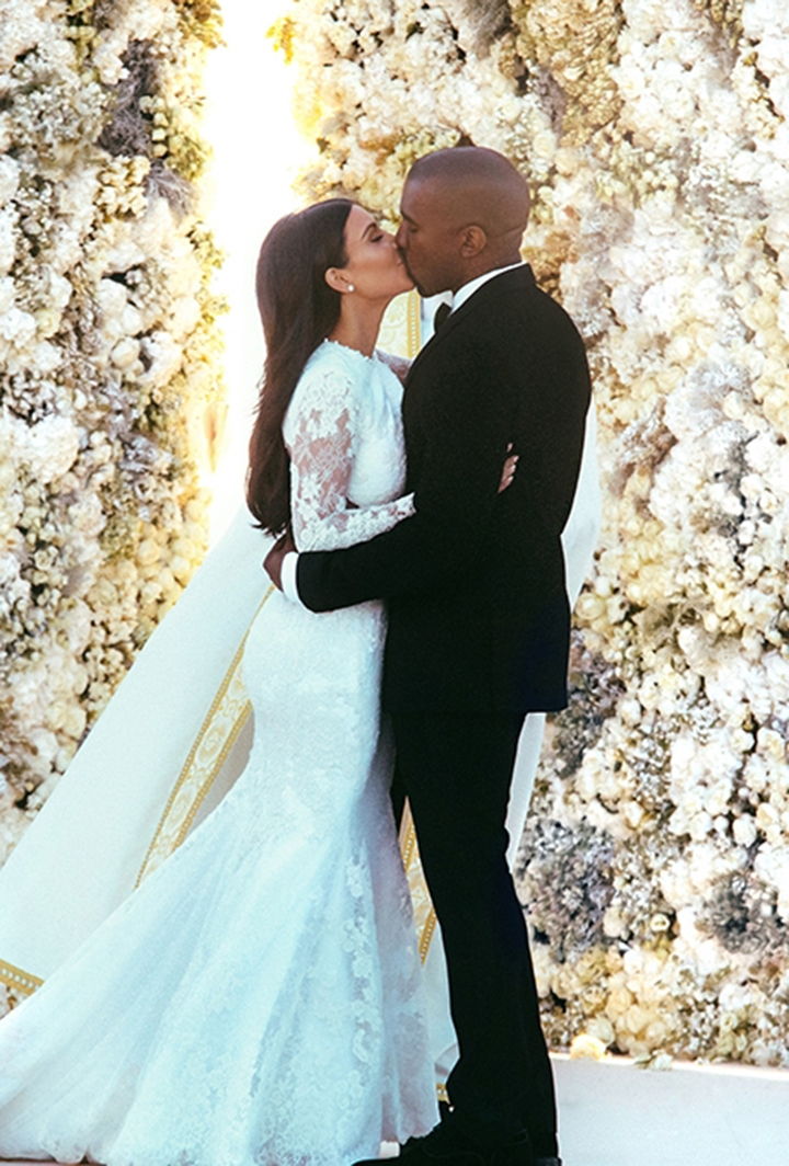 Váy cưới của Kim Kardashian