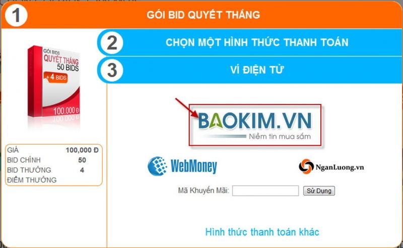 Ví điện tử Bảo Kim