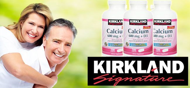 Viên uống bổ sung Canxi Kirkland Calcium 600mg + D3