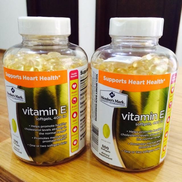 Viên uống bổ sung Vitamin E 400 IU Supports Heart Health 500 viên
