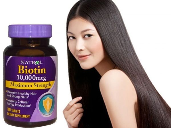 Viên uống chống rụng tóc, mọc tóc Biotin 10.000mcg Natrol