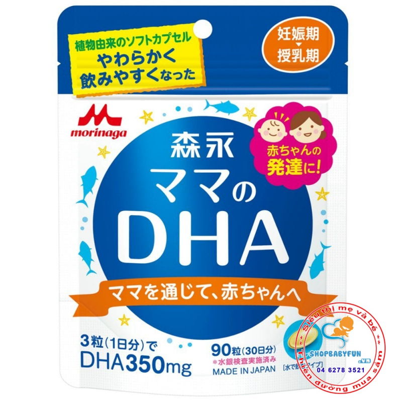 Viên uống lợi sữa DHA morinaga cho bà bầu