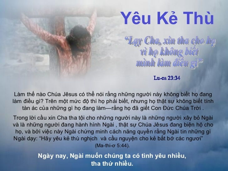 Yêu thương kẻ lân cận mình Yêu thương kẻ lân cận mình