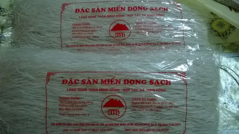 miến dong Minh Hồng