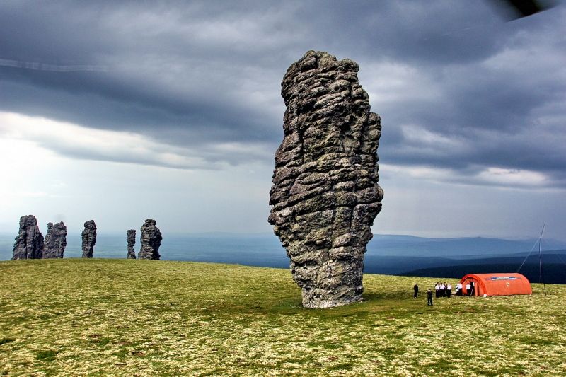 7 cột đá monolith ở Siberia