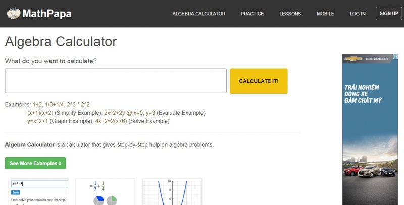 Algebra Calculator
