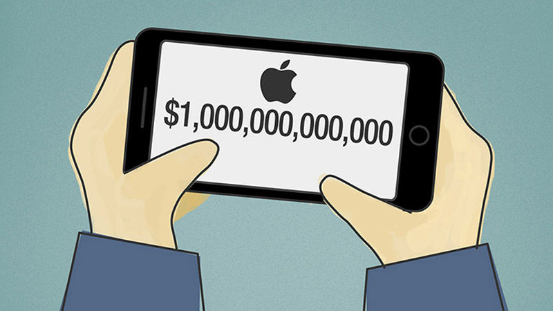 Apple trở thành hãng công nghệ đạt giá trị nghìn tỷ USD đầu tiên trong lịch sử