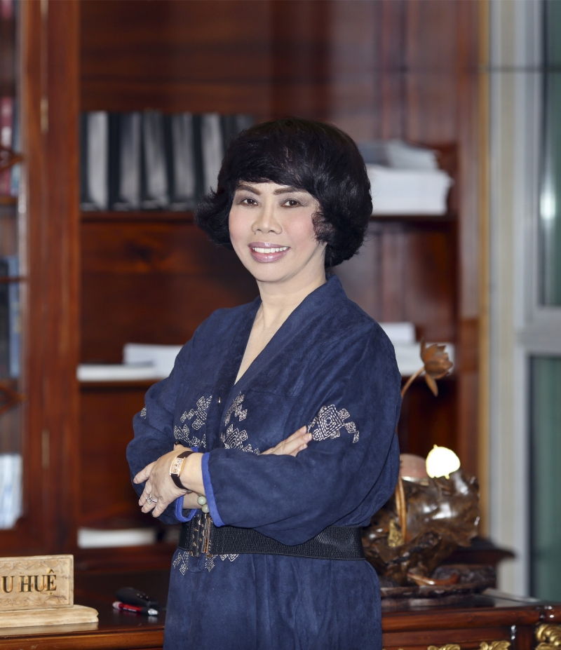 Bà Thái Hương – tổng giám đốc ngân hàng Bắc Á Bank, chủ tịch tập đoàn TH