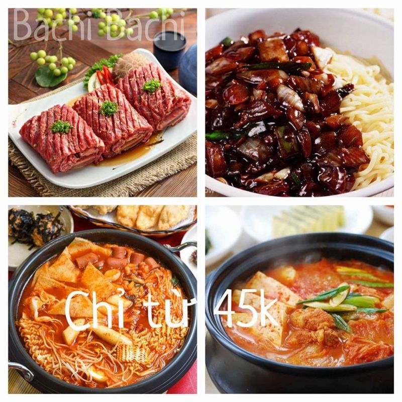 BaChi Bachi - Các món ăn đầu bếp Hàn Quốc