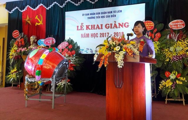 Bài diễn văn khai giảng năm học mới trường tiểu học số 1