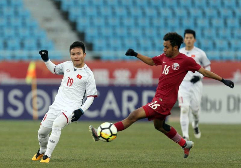 Bàn thắng của Quang Hải vào lưới U23 Quatar