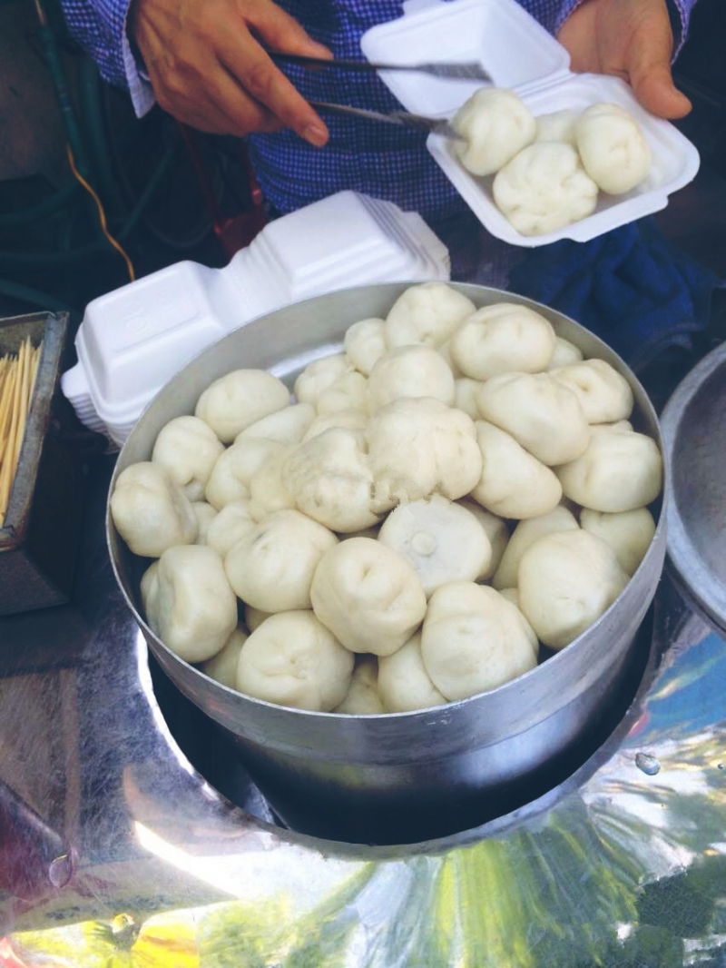 Bánh bao tí hon Chợ Nghĩa Tân
