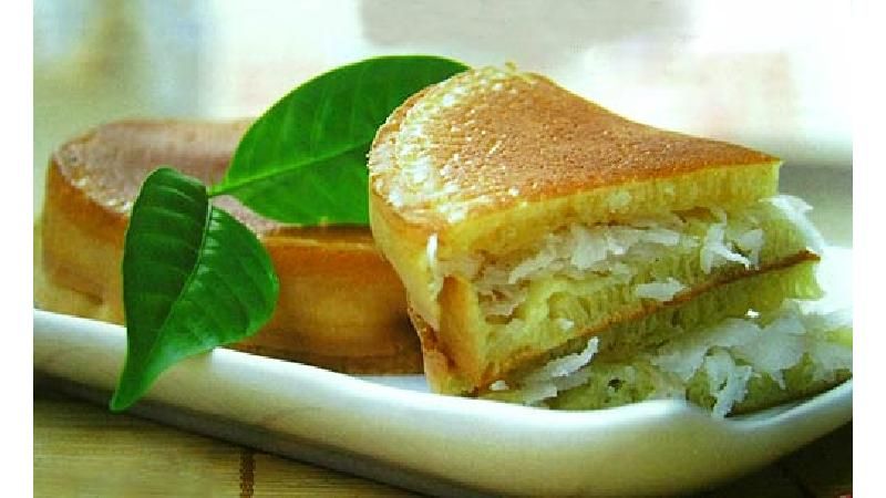 Bánh bò dừa tươi