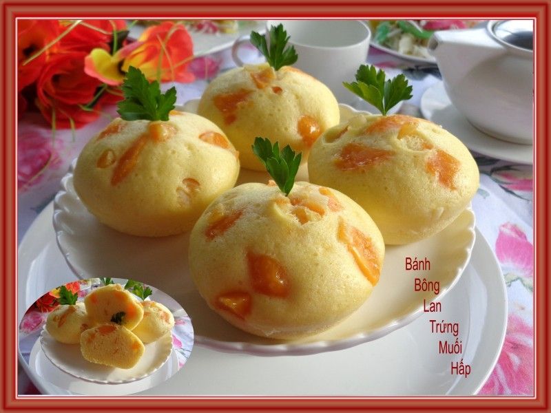 Bánh bông lan trứng muối