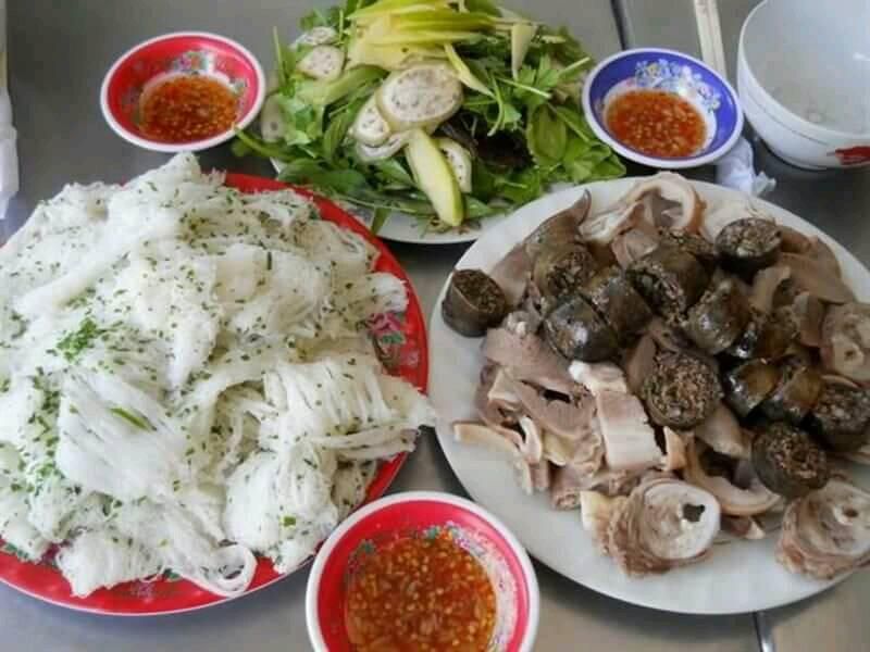 Bánh hỏi Lòng heo Mẫn