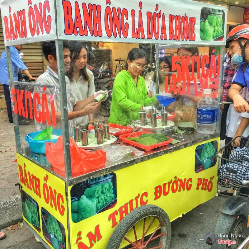 Bánh ống lá dứa Khmer
